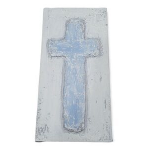 Local artist cross on canvass